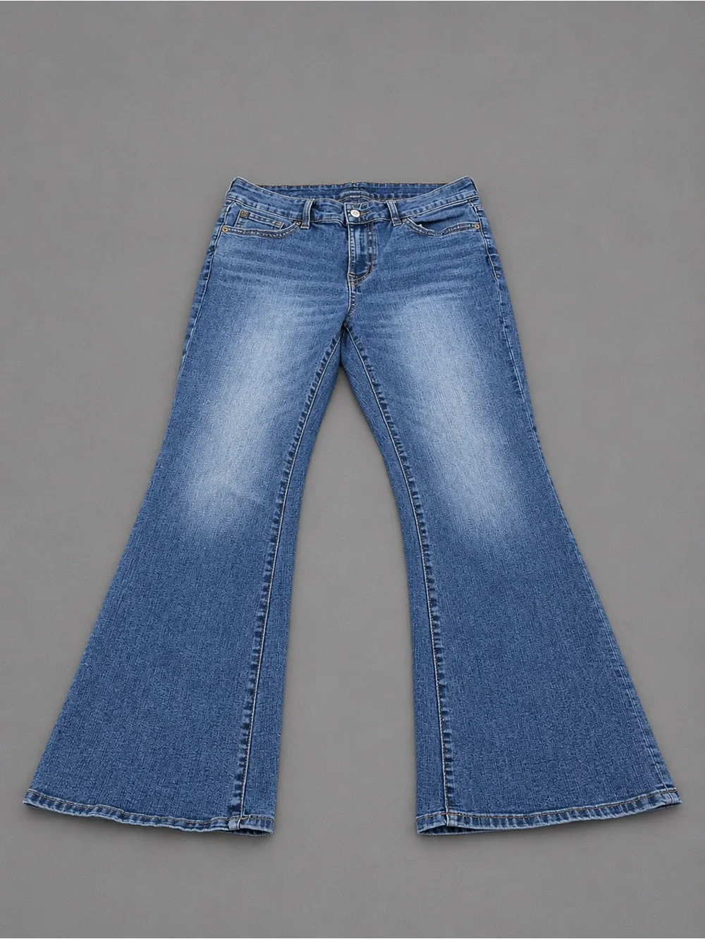 Aéropostale Low Rise Flare Jeans Women’s 14 Reg Blue Y2K Bootcut Denim